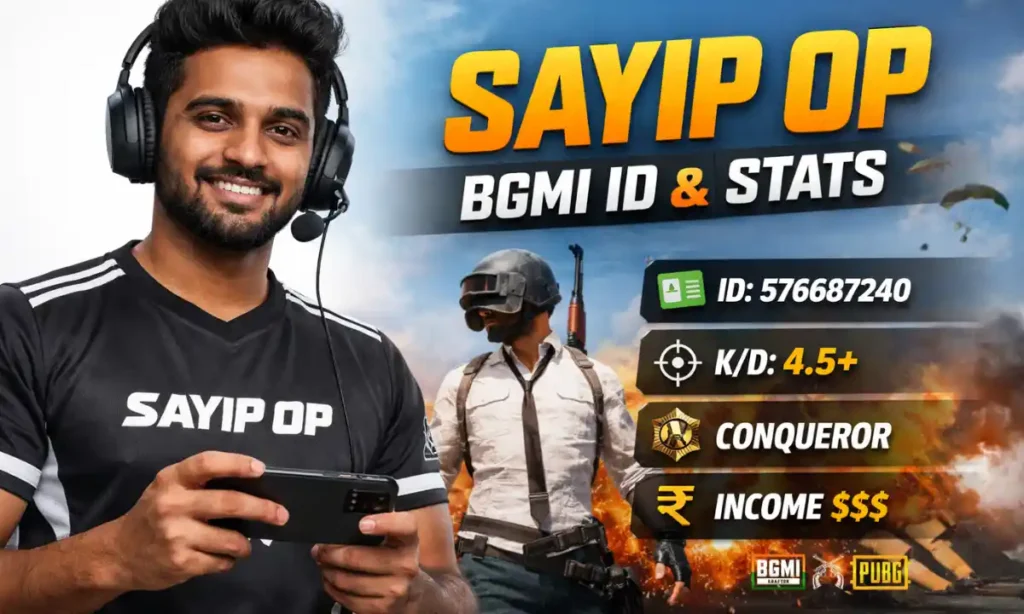 Sayip OP BGMI ID
