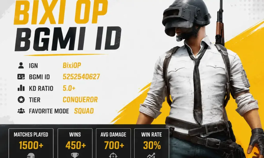 Bixi OP BGMI ID