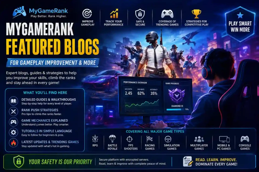 MyGameRank Featured Blogs