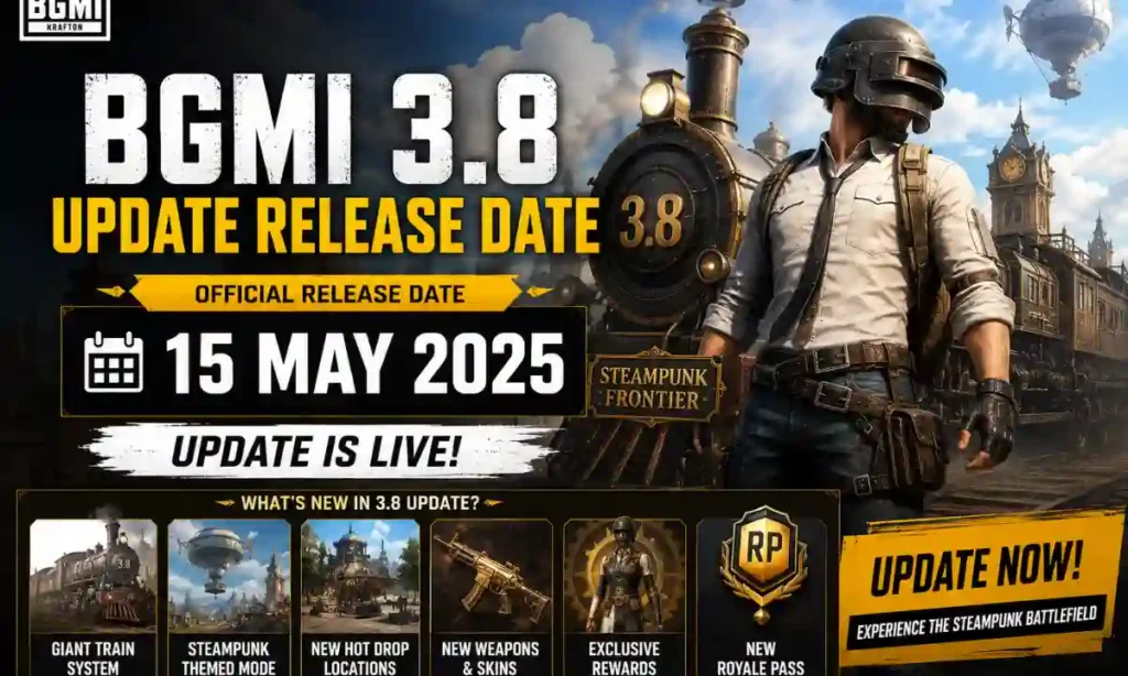 BGMI 3.8 Update Release Date
