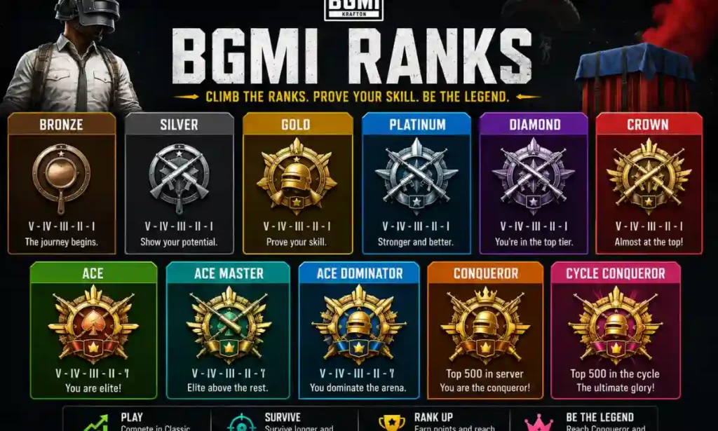 BGMI Ranks
