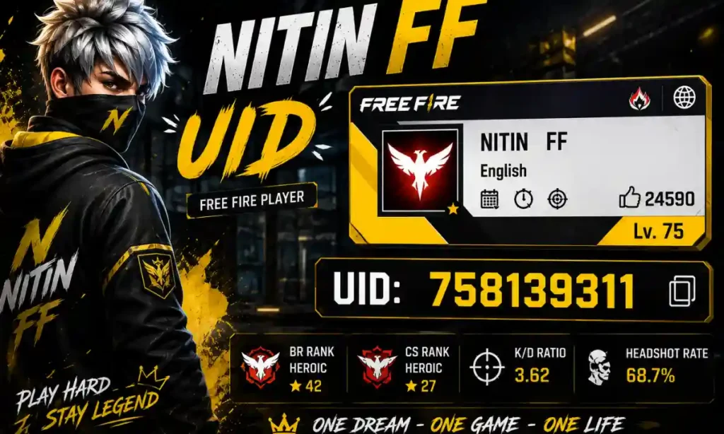 Nitin FF UID